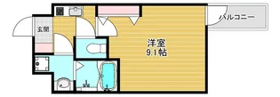 メインステージ心斎橋EAST【9階】の間取り