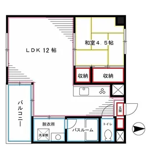 エクセレント小金井【2階】の間取り