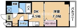 ユニティー南草津【9階】の間取り