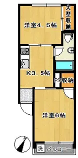 第三桜台マイコーポ【1階】の間取り