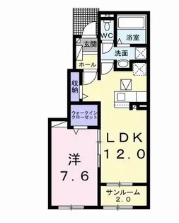 グラン ルミエ【1階】の間取り