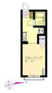 パークサイド・コーポ【2階】の間取り