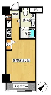 県庁前シティピアエクセル30【10階】の間取り