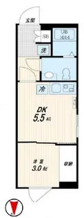 Fullea神楽坂【2階】の間取り