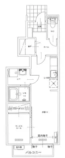 ポルトボナー【1階】の間取り