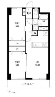 PARK MODERN つつじヶ丘【5階】の間取り