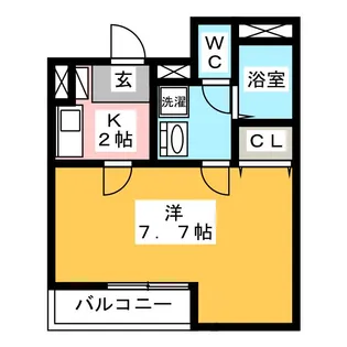 Bell Dome【1階】の間取り