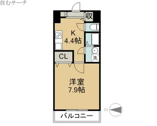 パティオみずい【4階】の間取り