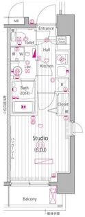 ガーラ・グランディ池袋【2階】の間取り
