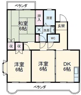 グランドゥール芹が谷【1階】の間取り