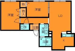 シャーメゾン桜ヶ丘【1階】の間取り