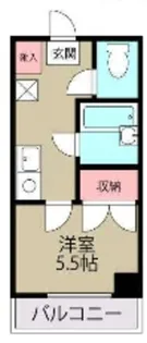 クレストガーデニア【3階】の間取り