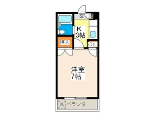 エステート西尾【4階】の間取り