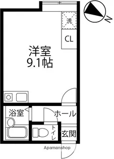 HELENE寺町【1階】の間取り