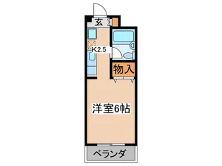 35西調布【3階】の間取り