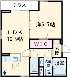ディーソニア【3階】の間取り