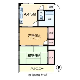 東亜ビル【3階】の間取り