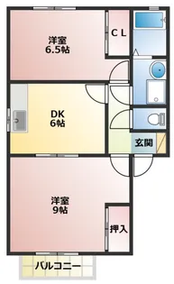 じょいぱれす【2階】の間取り