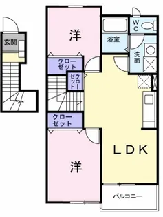 フィオーレ【2階】の間取り