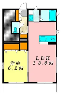 エクラ プラージュ【1階】の間取り