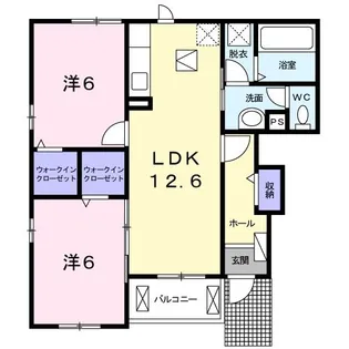 ラグーン II【1階】の間取り
