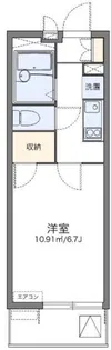 レオパレスBELL(51824)【3階】の間取り