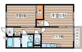 フィオーレA【2階】の間取り