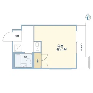 ドミール下北沢【2階】の間取り