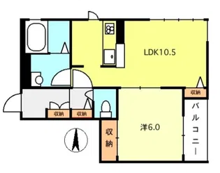 CUORE SQUARE【1階】の間取り