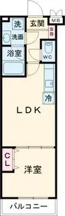 HF東武練馬レジデンス【2階】の間取り