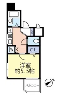 グランヴァン大井町【7階】の間取り
