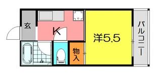 エトワール塚口【3階】の間取り