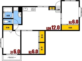 リシェス柳ヶ丘【2階】の間取り