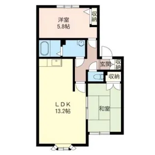 美郷パークハイツ【2階】の間取り