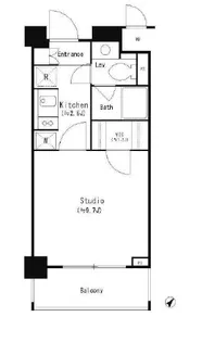 パークキューブ目黒タワー【2階】の間取り