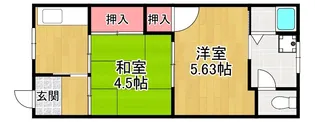 清谷マンション【3階】の間取り