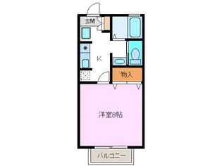 ル・アーブル狩野【1階】の間取り