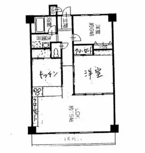 サニーハイム岡山【3階】の間取り