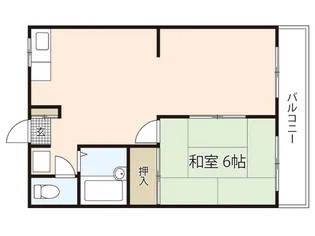 ル・モンド楓【1階】の間取り