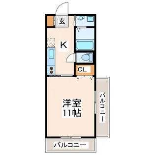 メゾン・ド・一熊【6階】の間取り