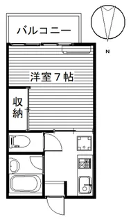 第二サンライフ大嶋【2階】の間取り