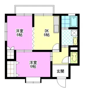 岡山県岡山市北区下中野【一戸建】の間取り