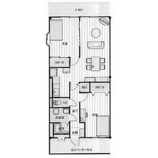 ヴァルトベルクII【3階】の間取り