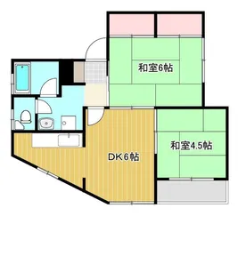 リーフルハイツ【2階】の間取り