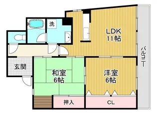 ワシダビル【5階】の間取り