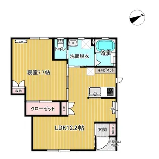 Kroom【1階】の間取り