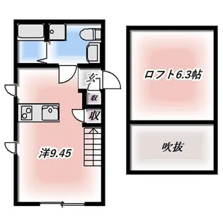プリマ稔台【1階】の間取り