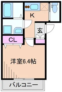 SUN HILLS【1階】の間取り