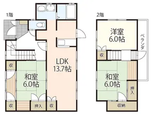 広島県広島市南区宇品神田2【一戸建】の間取り