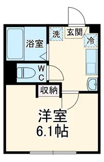 ブリスノード向ヶ丘遊園【2階】の間取り